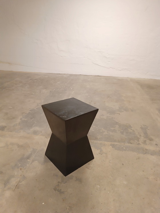Image 1 of Geometric wooden side table 