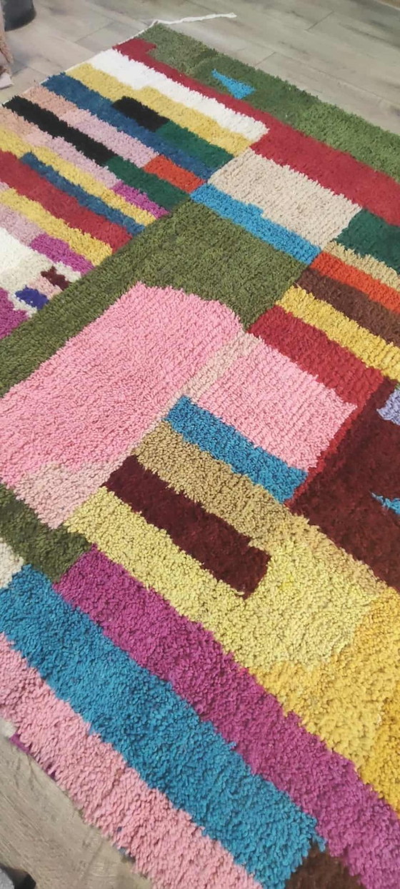 Image 1 of Tapis berbère 295 x 200 Boho tapis en laine neuve marocain