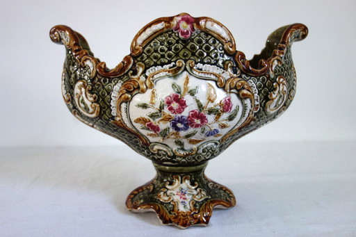 Barbotine Plantenbak Overtrek 20er jaren