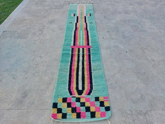 Alfombra de pasillo hecha a mano 300cmx70cm – Wool, Bohemian (photo 5 of 9)