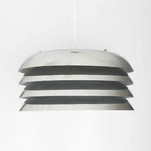 Vintage Chrome Pendant Lamp