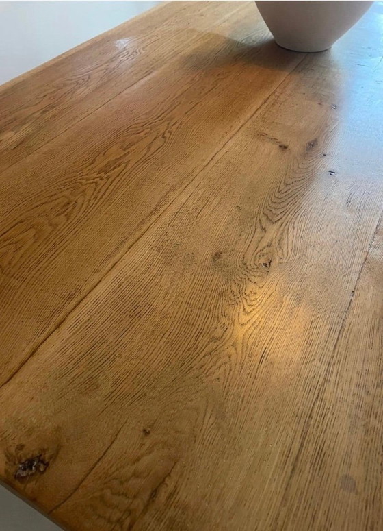 Oak Dining Table 100x200cm – Wood (photo 6 of 6)