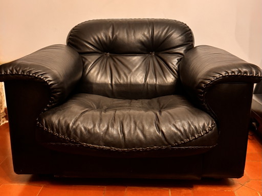 Fine leather armchair - De Sede DS101 model – fauteuils