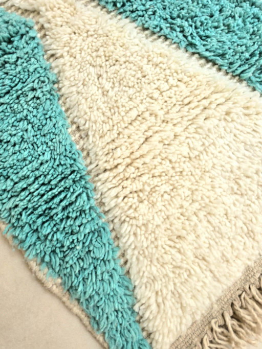 Custom-made, handcrafted Berber rug in pure wool, 150/250 cm – Aime Té, vloerkleden en tapijten (photo 2 of 5)