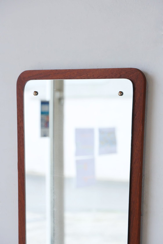 Image 1 of Vintage Scandinavian Teak Mirror - 60's - 28.03.25.02