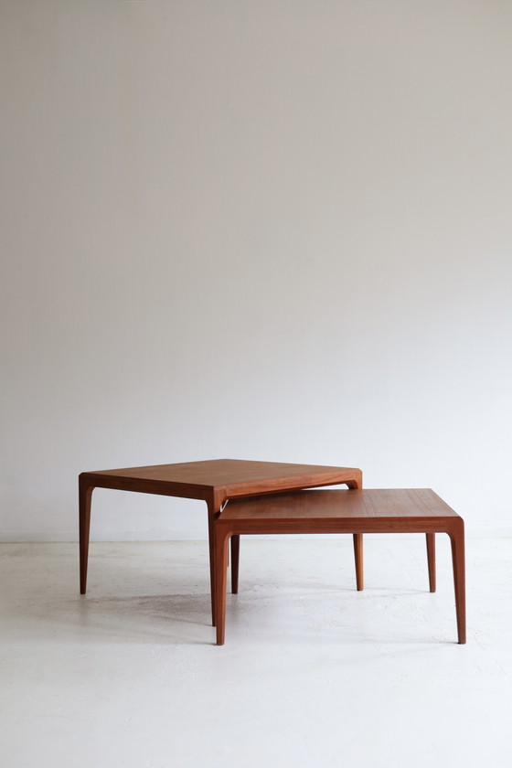 Vintage Danish Coffee Tables Johannes Andersen, 1960s – Silkeborg Møbelfabrik, Wood (photo 5 of 13)