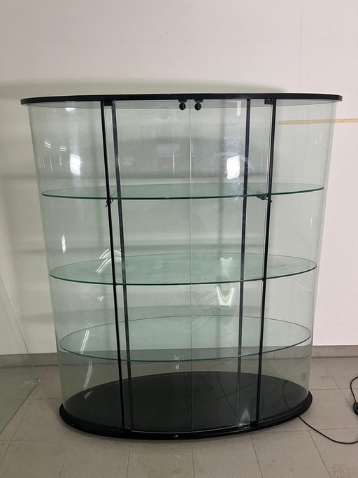 Fiam Palladio, vitrina de cristal curvado