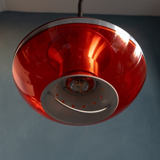 Image 1 of Lámpara colgante Orange Dijkstra UFO de la era espacial