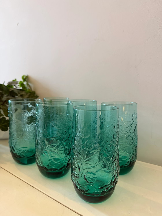 Lot de 6 verres à long drink italiens vintage – Verres et carafes (photo 6 of 6)