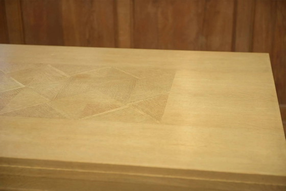 Eichentisch dekorative Kunst 1940er Jahre – Esstische, Holz, Art Deco (photo 6 of 15)