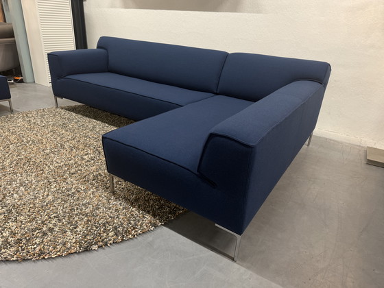 Image 1 of Design on Stock Bloq Corner Sofa Plough Wool Blue