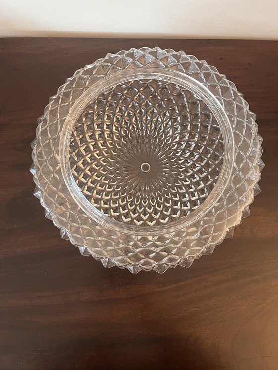 Image 1 of Vintage Ceiling Lamp Pineapple Relief Solid