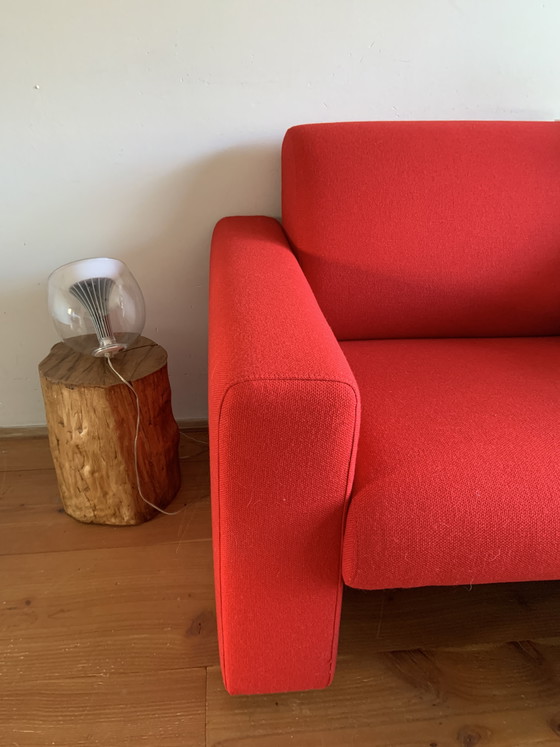 Image 1 of Leolux rotes 3-Sitzer-Sofa