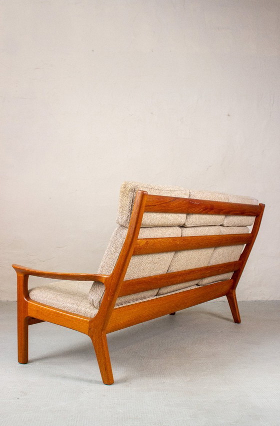 Canapé Vintage en Teck 3 Places Juul Kristensen Danish Mid Century – Canapés 3 places, Wool (photo 2 of 22)