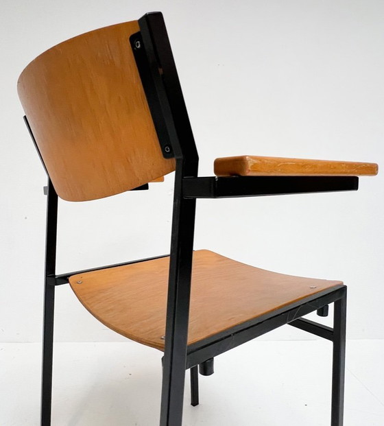 Image 1 of Set aus 6 stapelbaren Stühlen von Gijs van der Sluis, 1970er Jahre