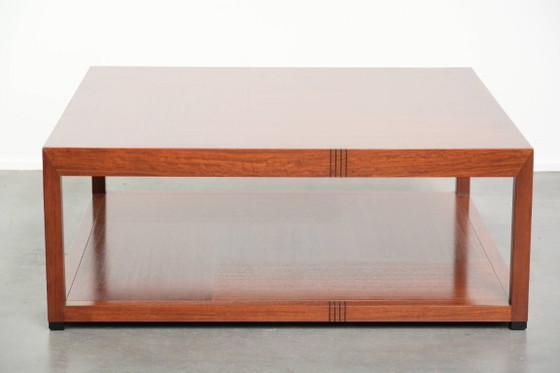 Large square Art Deco Schuitema coffee table from the Decoforma series in good condition and rare – Wood (photo 5 of 13)