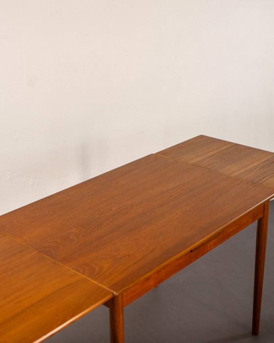 Image 1 of Table à manger extensible du milieu du siècle en teck, Danemark, vers 1960