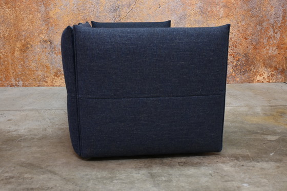 Image 1 of Divano di design in tessuto blu Vitra Mariposa (regolabile)