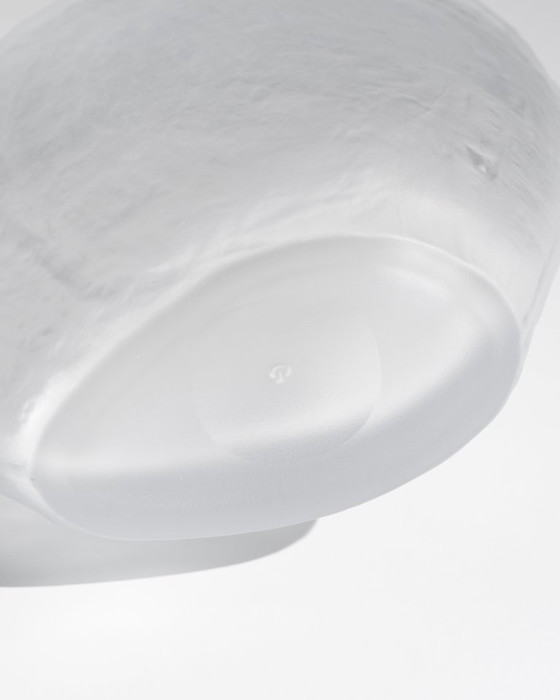 Image 1 of Rare Unique Peill & Putzler Sculptural Satin Glass Vase West Germany 1970s–1980s