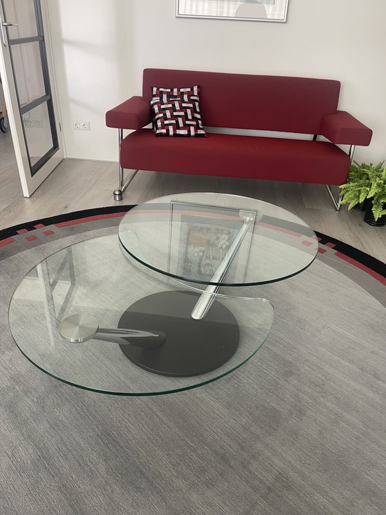 Image 1 of Table basse pivotante design Naos avec piètement noir