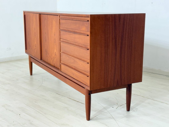 Danish teak sideboard by HP Hansen – Mid-Century living room cabinet from the 1960s – Wood, Vintage (photo 14 of 20)