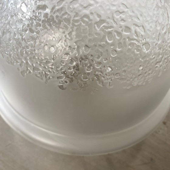 Image 1 of Vintage Art Deco XL halfronde hanglamp