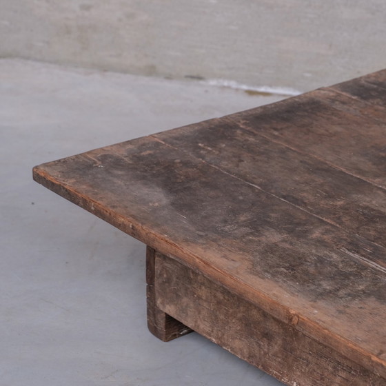 Image 1 of Low Antique Wooden French Coffee Table