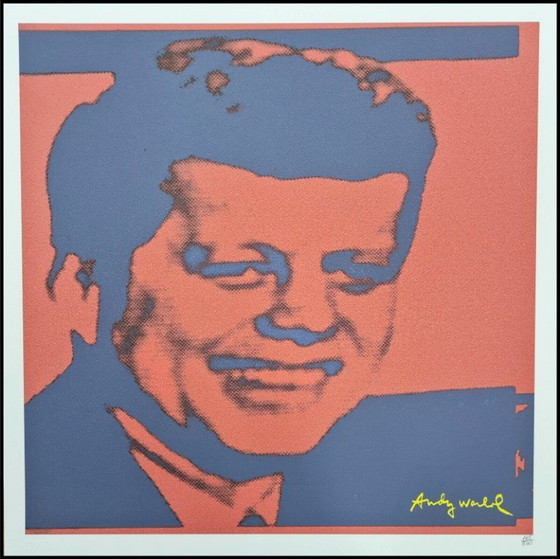 Image 1 of D'après Andy Warhol, John Para Kennedy, années 1980, lithographie