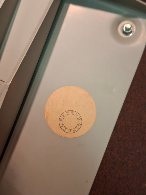 Image 1 of Vintage Ahrend Cirkel Architect bureaustoel met arm uit 1922