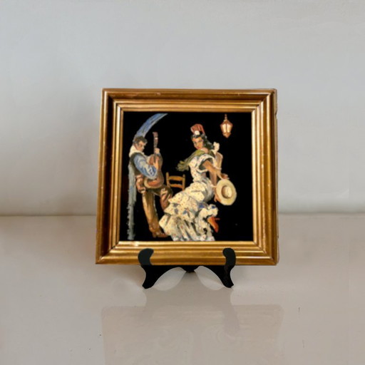 PAINTED TILE - BAILAORES