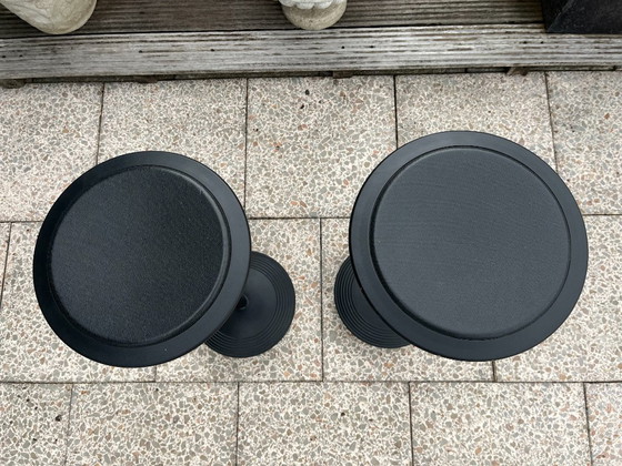 Image 1 of Prachtige Wilkhahn Stitz zit-sta kruk met leer 2 stuks