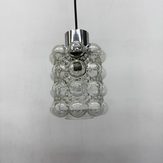 Image 1 of Gran colgante de cristal de burbujas de Helena Tynell para Limburgo, Alemania, década de 1970