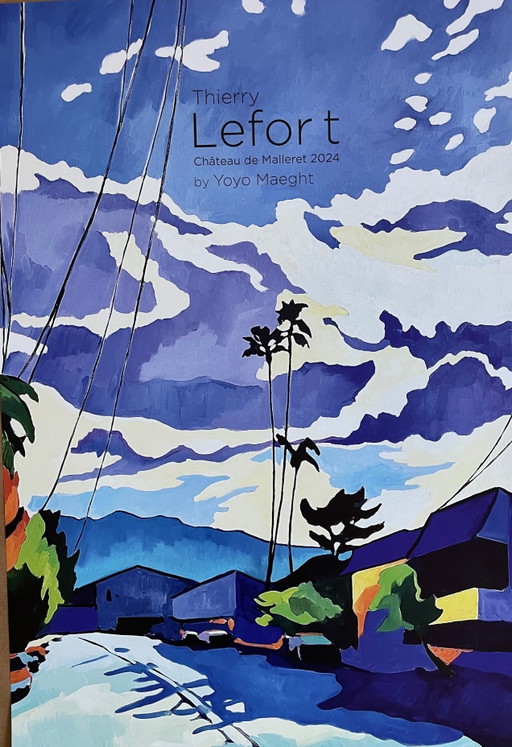Thierry Lefort, Château de Malleret, 2024, de Yoyo Maeght, impreso en Francia