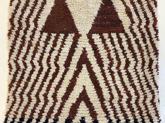 Image 1 of Tapis beni ouraine en laine artisanale größe 100x300 cm