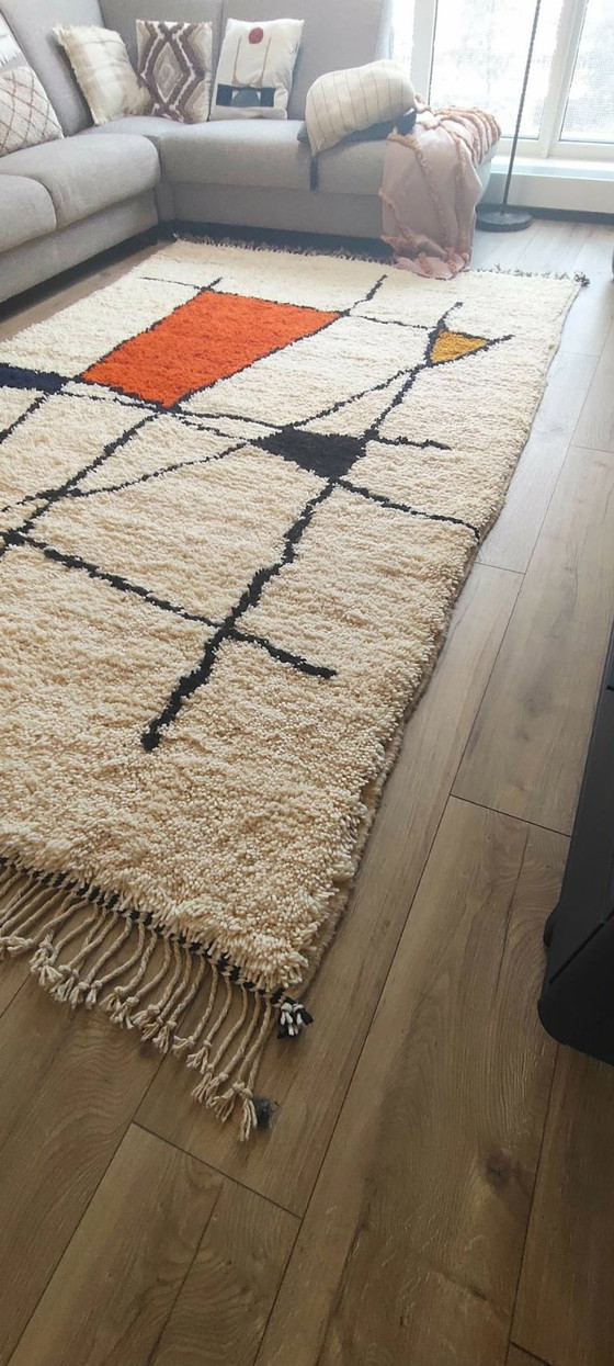 Image 1 of Berbertapijt vloedkleed nieuw wol 200 cm x 300 cm marokkaans