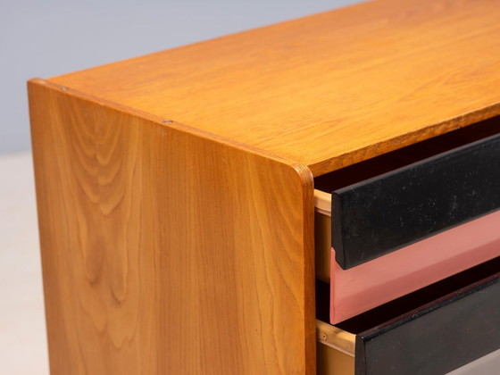 Commode vintage tchèque U-453 par Jiří Jiroutek pour Interiér Praha, 1960, 110 × 45 × 76 cm – Wood (photo 7 of 8)