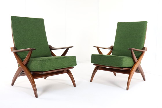 Image 1 of Topform Armchair 'Moordrecht' New Upholstery Vintage