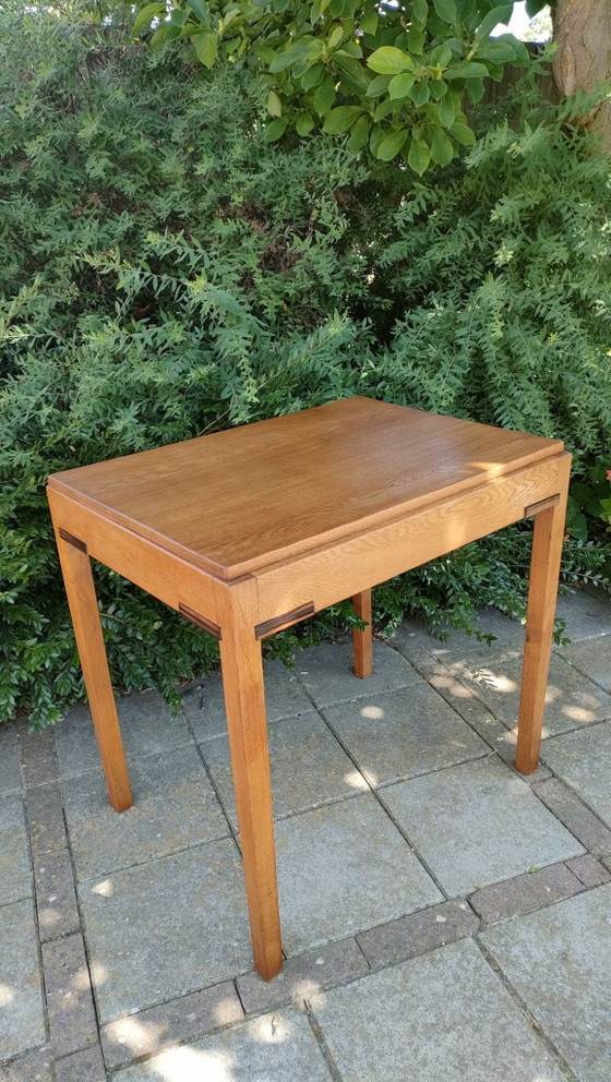 Amsterdam School table, Art Deco Dining tables, side table – Wood (photo 6 of 10)