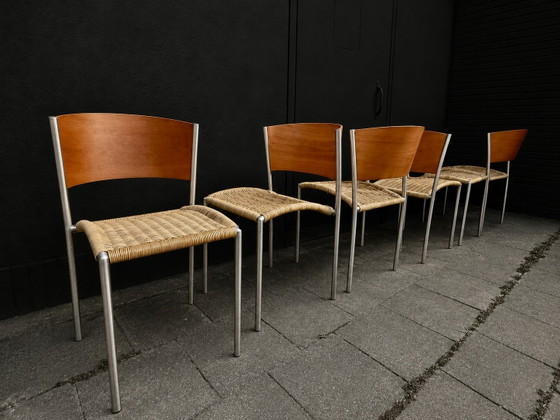 Image 1 of 6 sedie postmoderne italiane