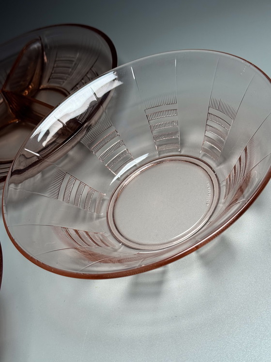 Image 1 of Servizio da portata Art Déco Rosaline "Severina" di Val Saint Lambert