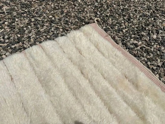 Ecru and beige Moroccan Mrirt rug 350x250 cm, textured minimalist design, Rugs & carpets, Wool, Cotton (photo 10 of 16)