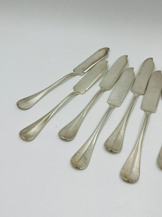 Lotto 12 Coltelli da Pesce Argentati Wiskemann – Set di posate, Metallo (photo 3 of 11)