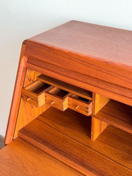 Image 1 of Mid Century Teak Secretary desk 1960s by Dyrlund