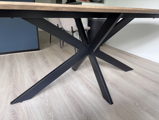 Image 1 of Walnut wood table 200x100