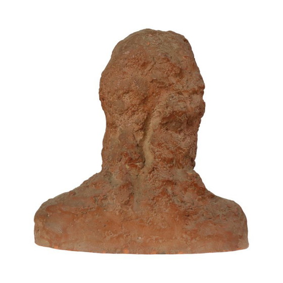 Image 1 of Buste abstrait en terre cuite du Christ