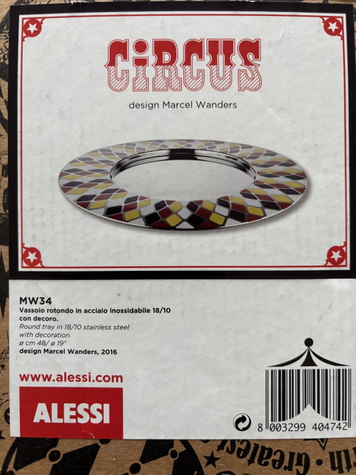 Alessi Circus Vassoio 2016 Marcel Wanders – schalen, polished steel