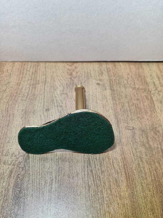 Image 1 of Fountain Pen / Penholder Brass Poodle Royal / Vintage 70's design