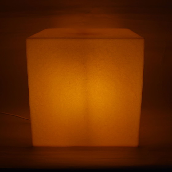 Image 1 of Heico Vintage Cube Lamp - Yellow (1980, Allemagne)