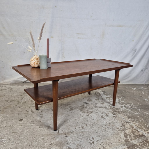 Georg Jensen, Vintage 1960s Danish design coffee table teak
