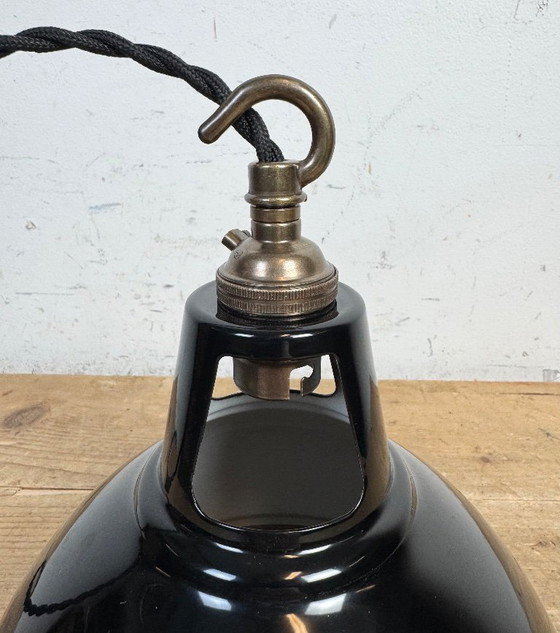 Image 1 of Vintage industriële zwart geverfde hanglamp, jaren 2000
